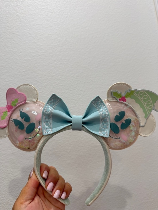 NEW Disney Loungefly Mickey & Minnie Snowman Ears main image 7